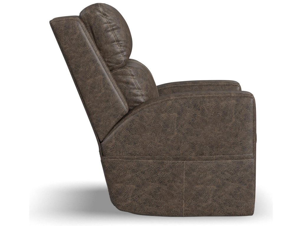 Score Fabric & Leather Power Lift Recliner with Power Headrest & Lumbar - image 2