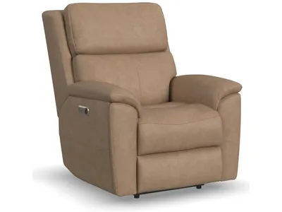 Porter Leather Power Recliner with Power Headrest & Lumbar
