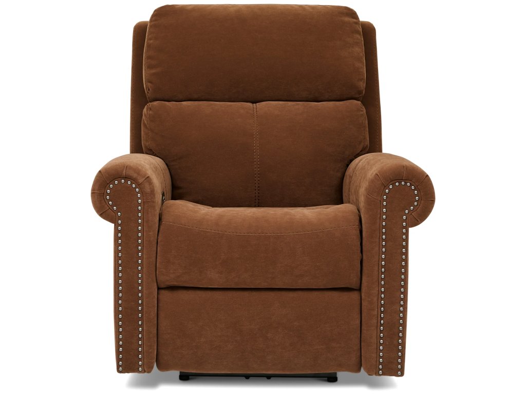 Bernard Leather Power Recliner with Power Headrest & Lumbar - image 2