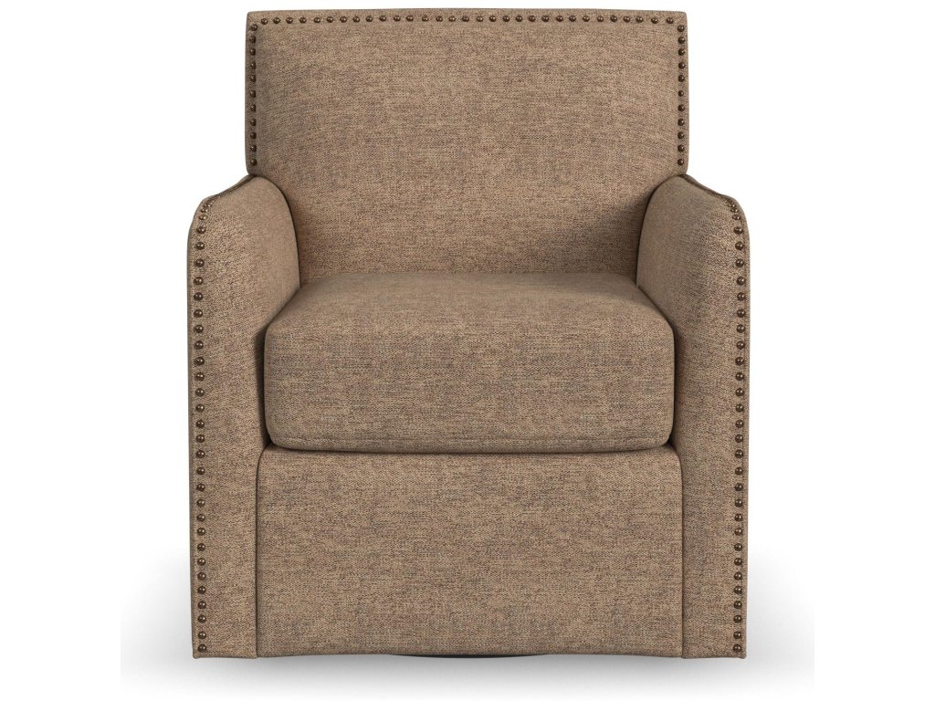 Beckett Fabric Swivel Chair - image 1