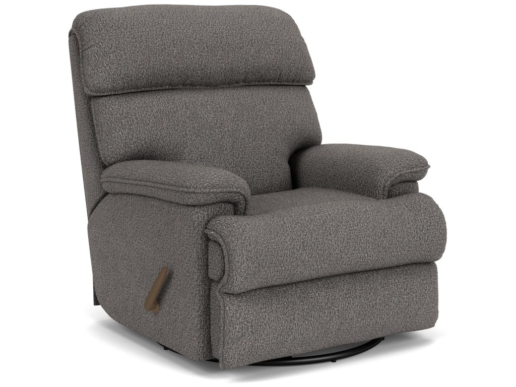 Geneva Fabric Swivel Gliding Recliner - image 3