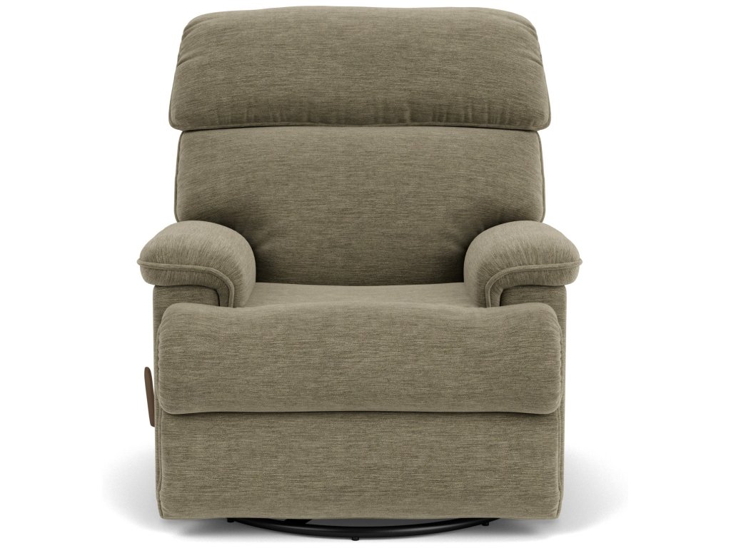 Geneva Fabric Swivel Gliding Recliner - image 4