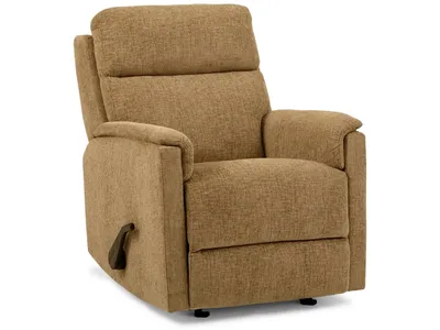 Compact Fabric Gliding Recliner