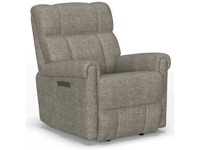 Classic Fabric Power Gliding Recliner with Power Headrest & Lumbar