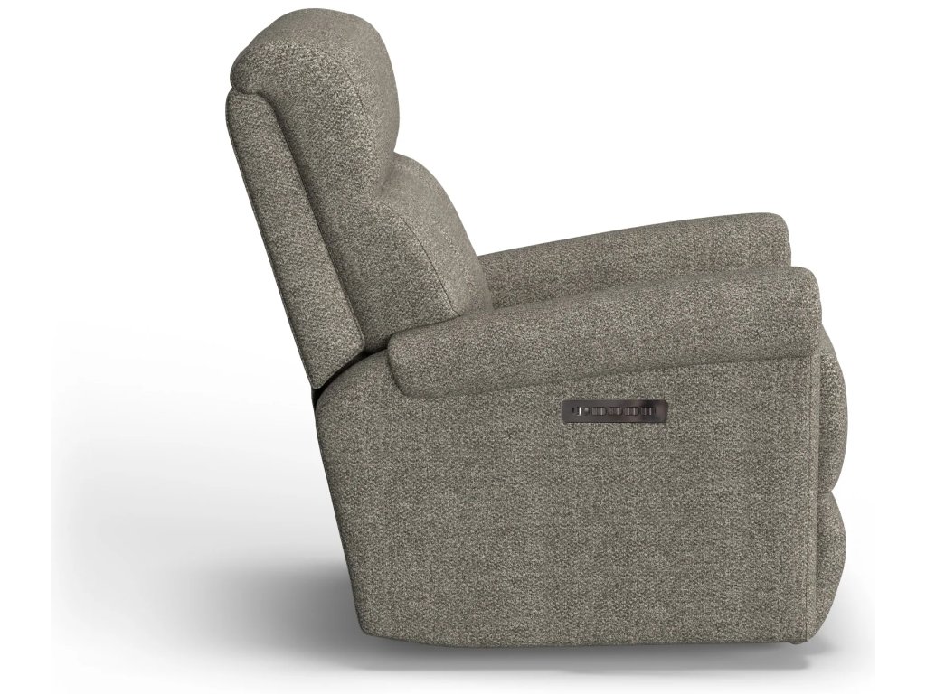 Classic Fabric Power Gliding Recliner with Power Headrest & Lumbar - image 2