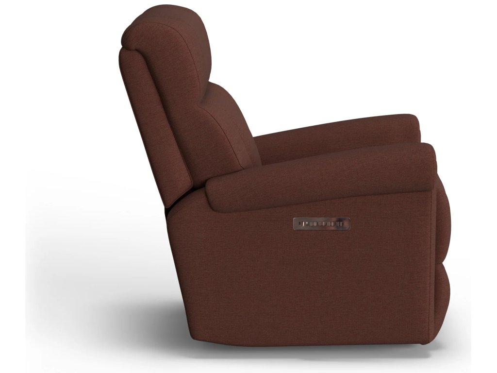 Classic Fabric Power Gliding Recliner with Power Headrest & Lumbar - image 5