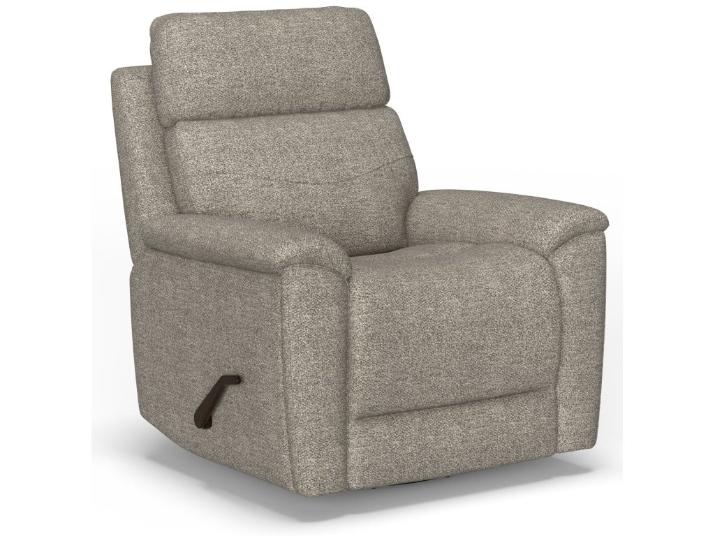Refined Fabric Swivel Gliding Recliner - main image