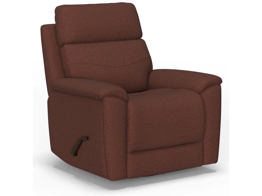 Refined Fabric Swivel Gliding Recliner - image 3