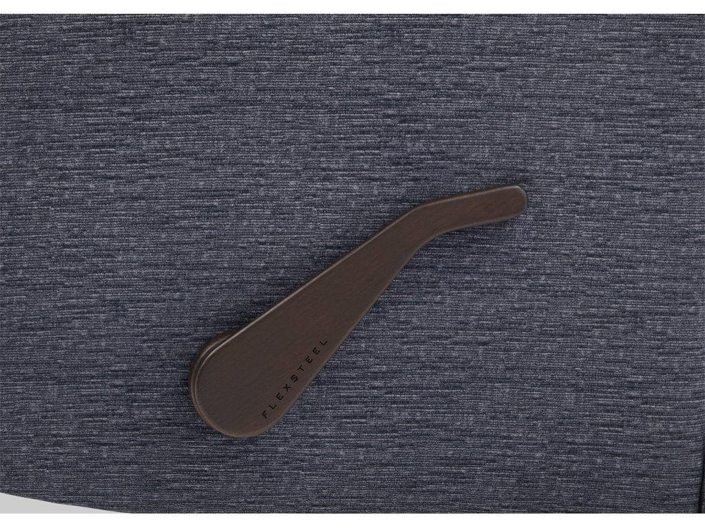 Plush Fabric Gliding Recliner - image 5