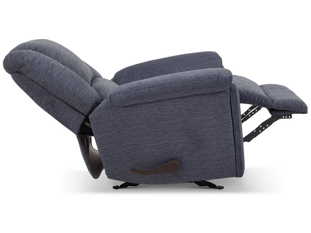 Plush Fabric Gliding Recliner - image 6