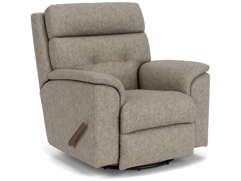 Mason Fabric Swivel Gliding Recliner - image 3