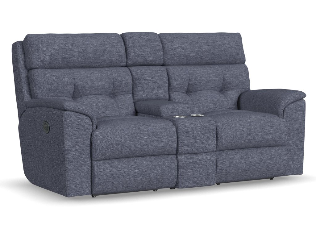 Mason Fabric Power Reclining Loveseat with Console - main image