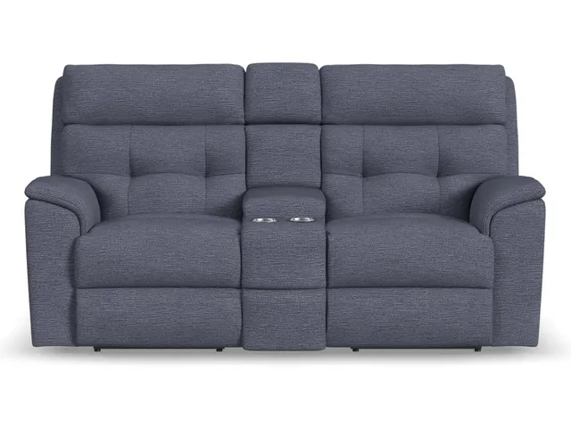 Mason Fabric Power Reclining Loveseat with Console - Alternative View