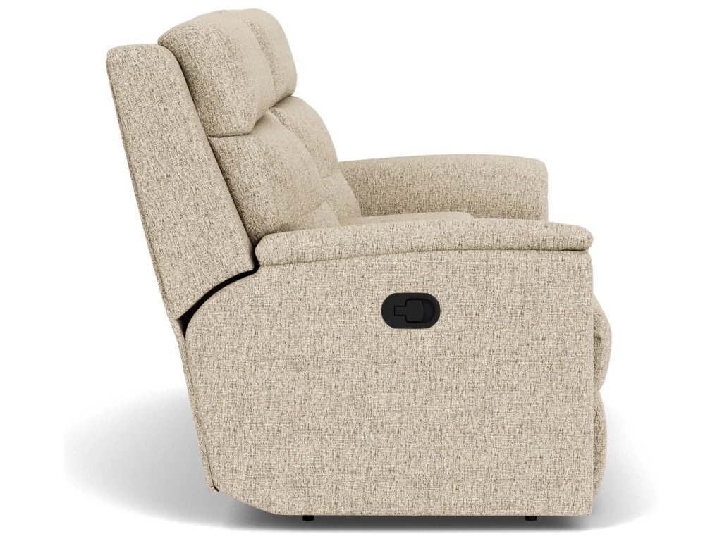 Mason Fabric Reclining Loveseat with Console - image 5