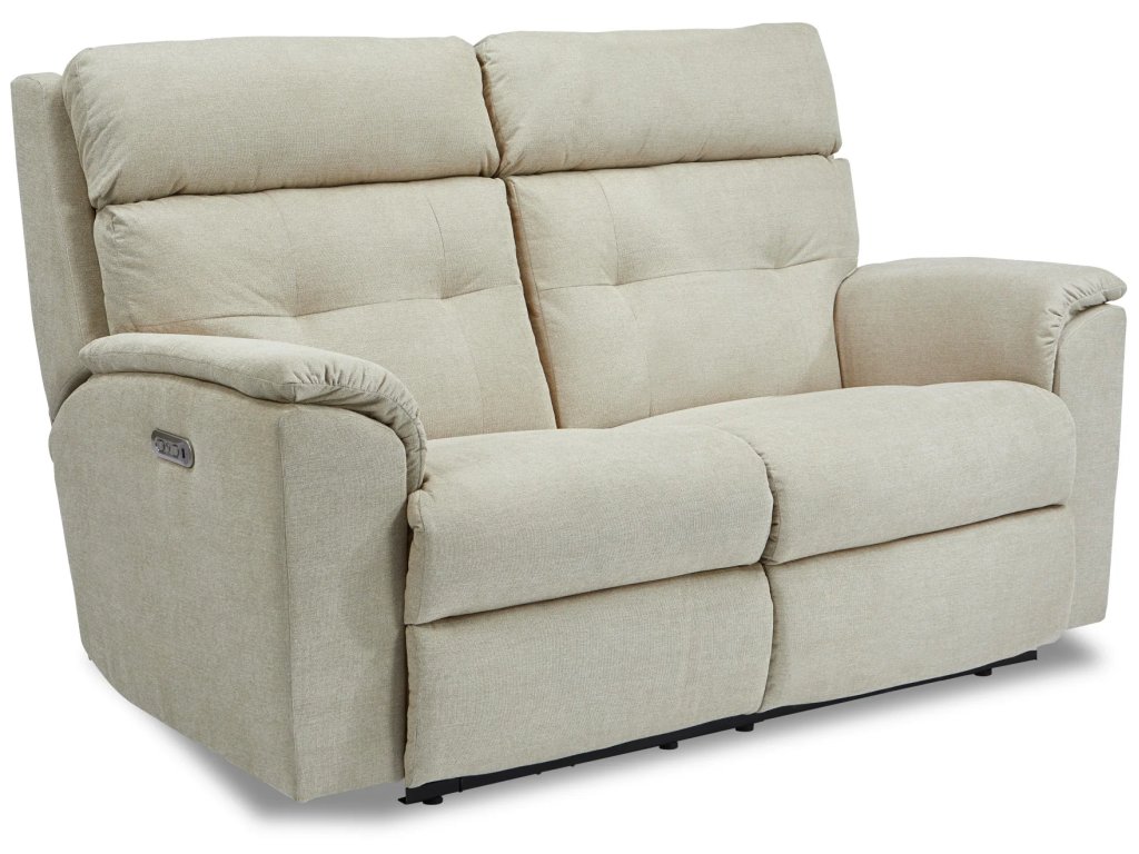Mason Fabric Power Reclining Loveseat with Power Headrests - main image