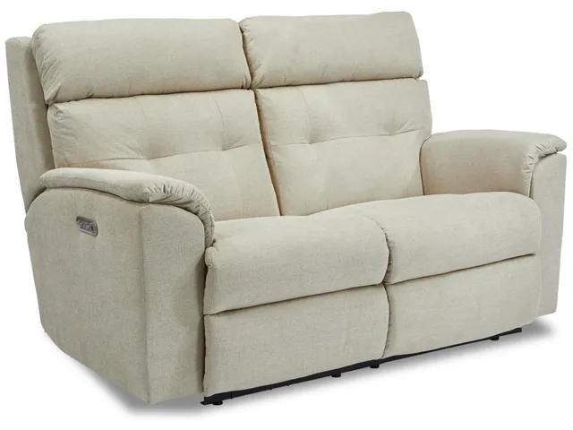 Mason Fabric Power Reclining Loveseat with Power Headrests