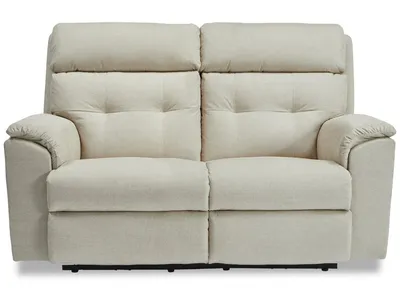Mason Fabric Power Reclining Loveseat with Power Headrests
