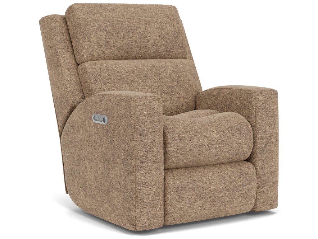 Score Fabric Power Recliner with Power Headrest & Lumbar - main image