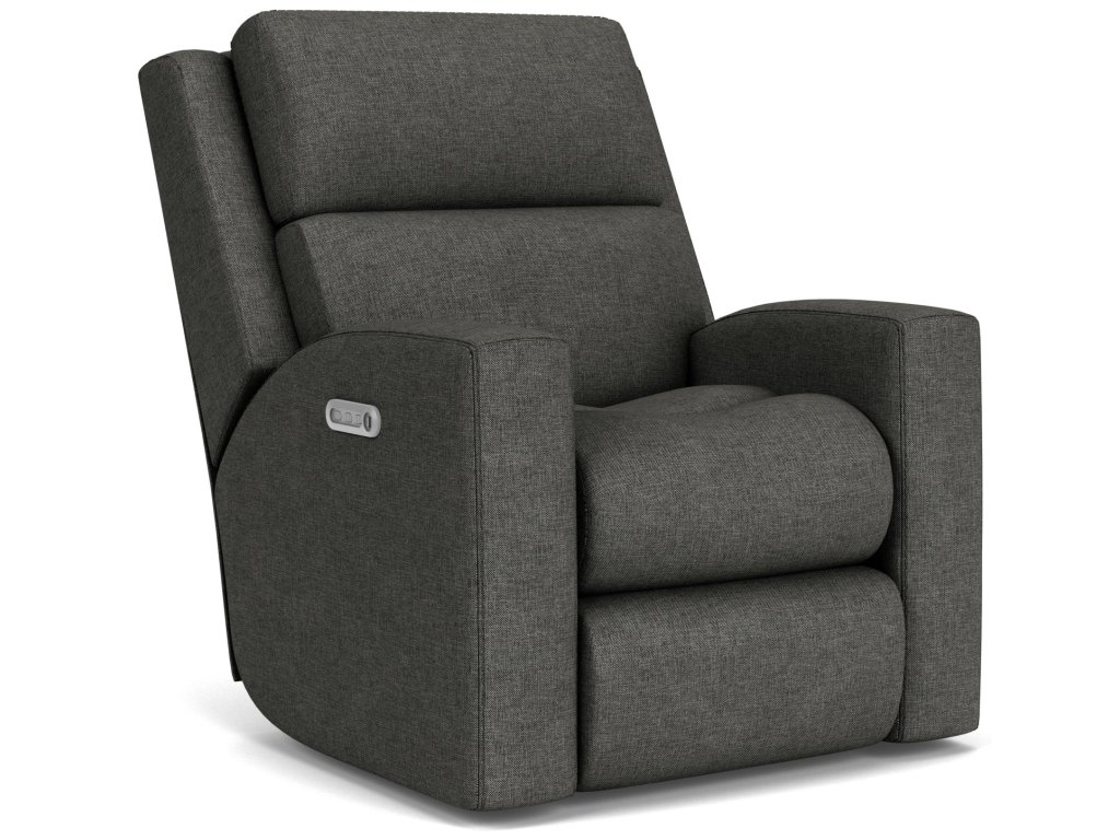 Score Fabric Power Recliner with Power Headrest & Lumbar - image 3