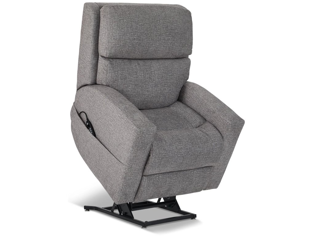 Score Fabric Power Lift Recliner with Power Headrest & Lumbar - image 7