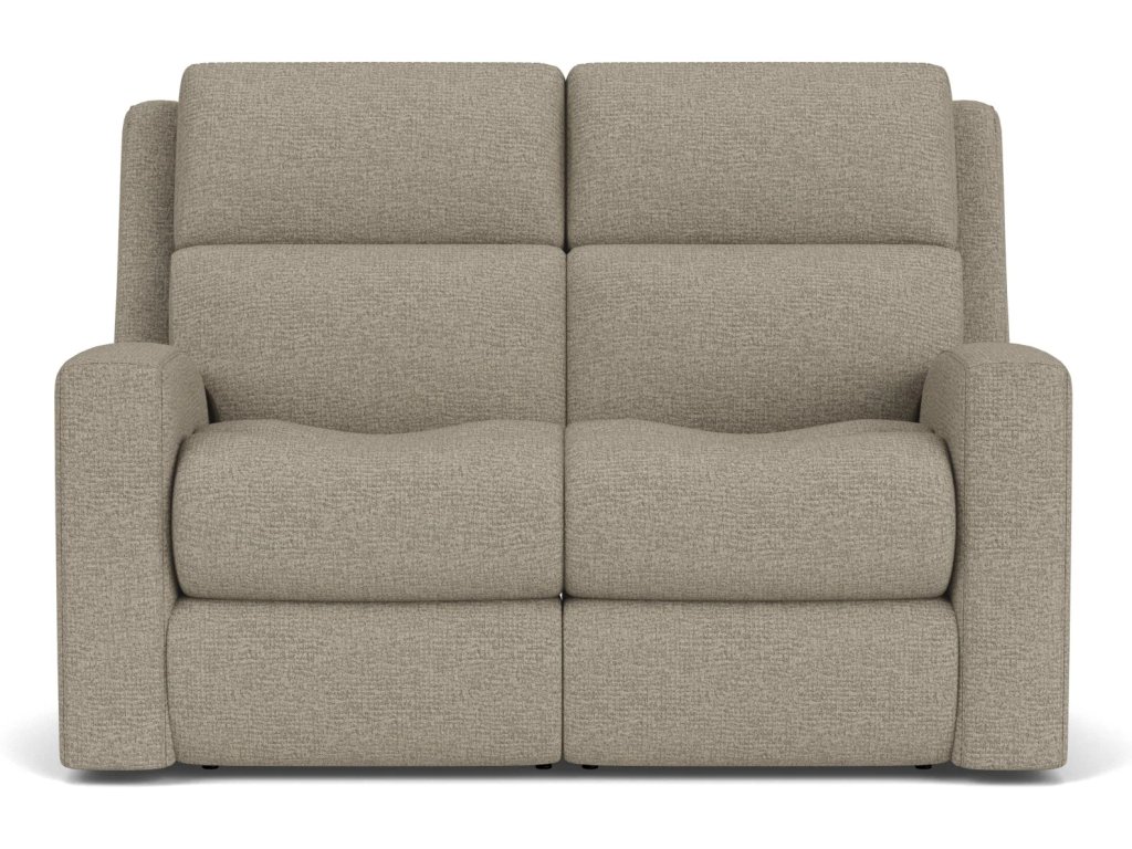 Score Fabric Power Reclining Loveseat with Power Headrests & Lumbar - image 1