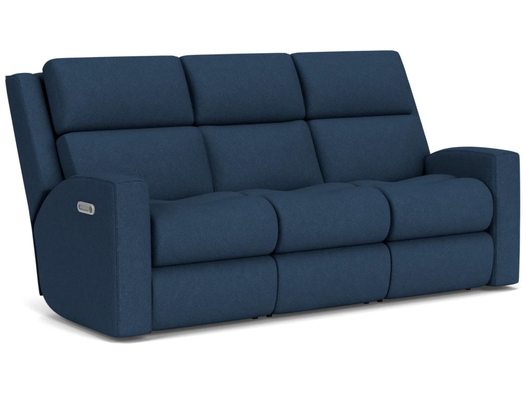 Score Fabric Power Reclining Sofa with Power Headrests & Lumbar - main image