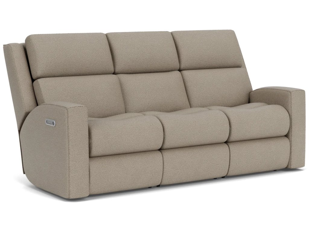 Score Fabric Power Reclining Sofa with Power Headrests & Lumbar - image 6