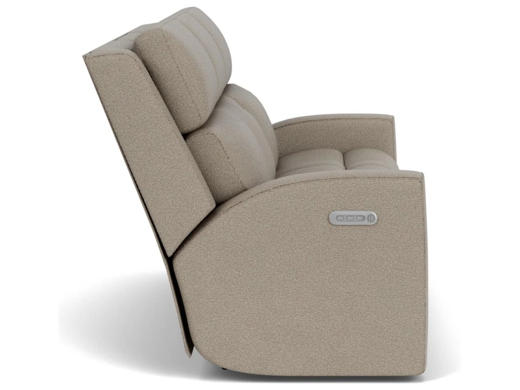 Score Fabric Power Reclining Sofa with Power Headrests & Lumbar - image 8