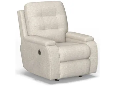 Kerrie Fabric Power Rocking Recliner