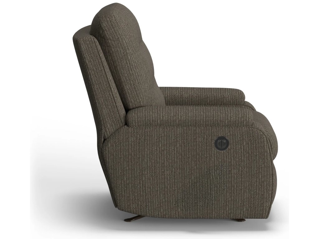 Kerrie Fabric Power Rocking Recliner - image 2