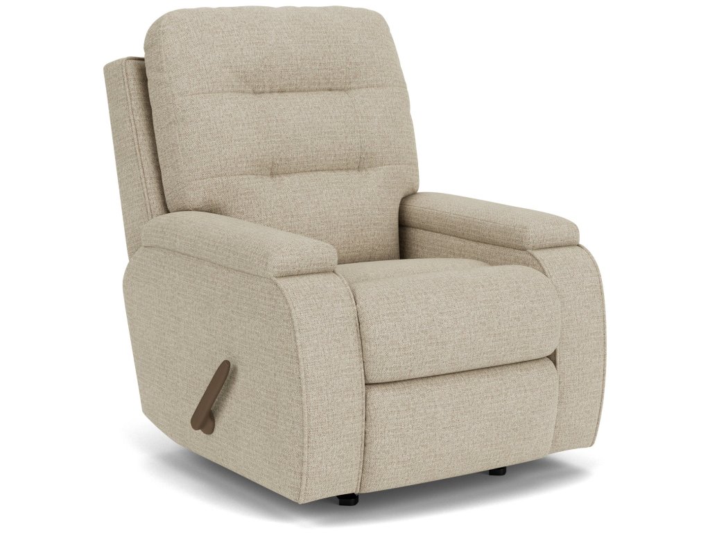 Kerrie Fabric Swivel Gliding Recliner - image 3