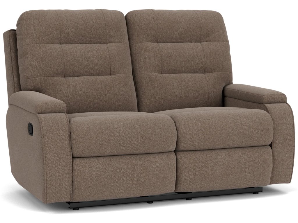 Kerrie Fabric Reclining Loveseat - main image