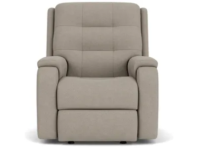 Arlo Fabric Power Recliner with Power Headrest - Alternative View