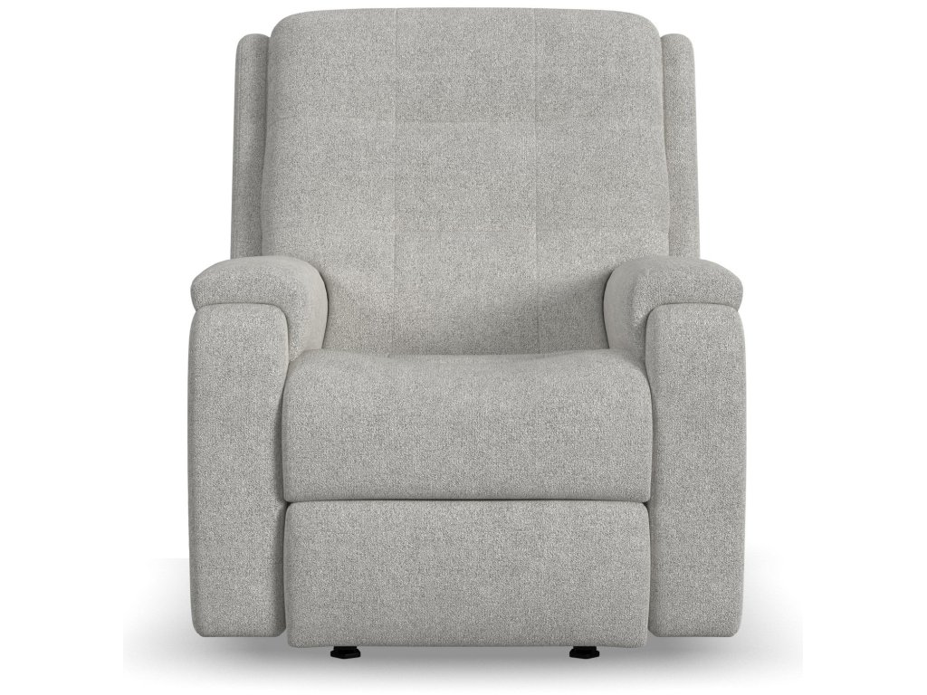 Arlo Fabric Power Rocking Recliner with Power Headrest - image 1
