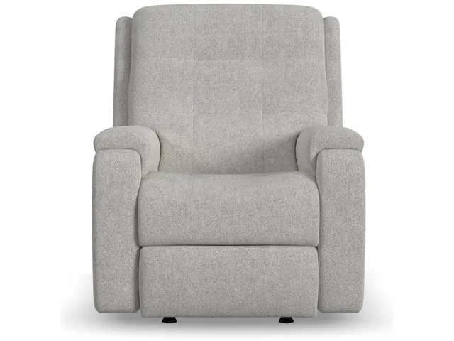 Arlo Fabric Power Rocking Recliner with Power Headrest