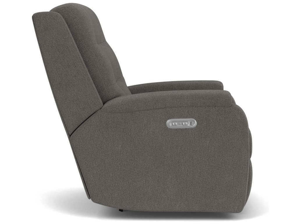 Arlo Fabric Power Rocking Recliner with Power Headrest - image 2