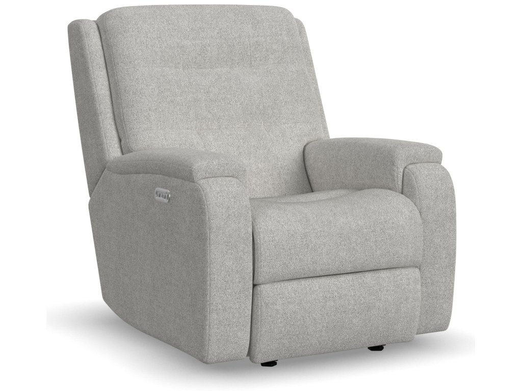 Arlo Fabric Power Rocking Recliner with Power Headrest - image 3