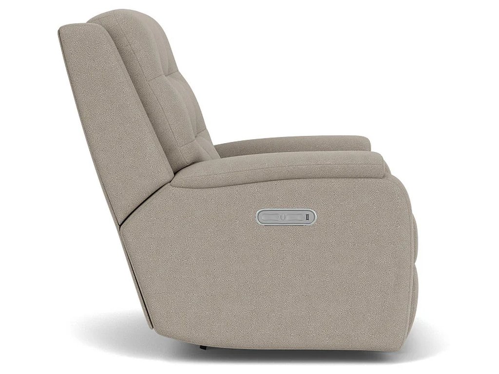 Arlo Fabric Power Rocking Recliner with Power Headrest & Lumbar - image 2