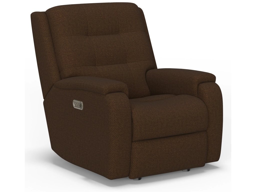 Arlo Fabric Power Rocking Recliner with Power Headrest & Lumbar - image 3