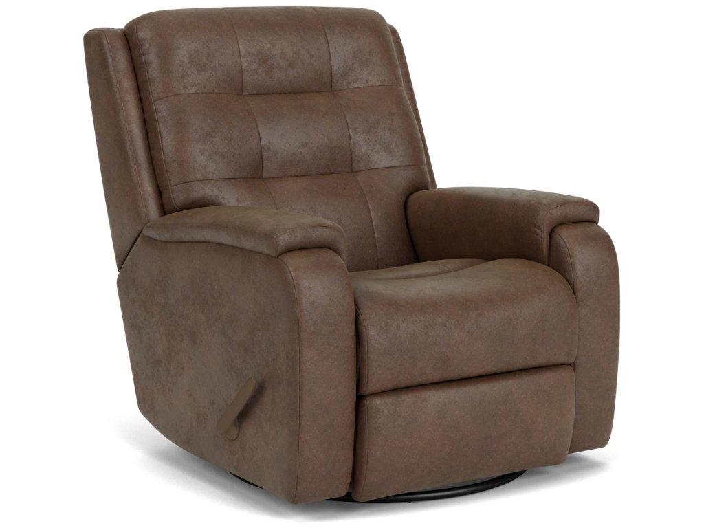 Arlo Fabric Swivel Gliding Recliner - image 3