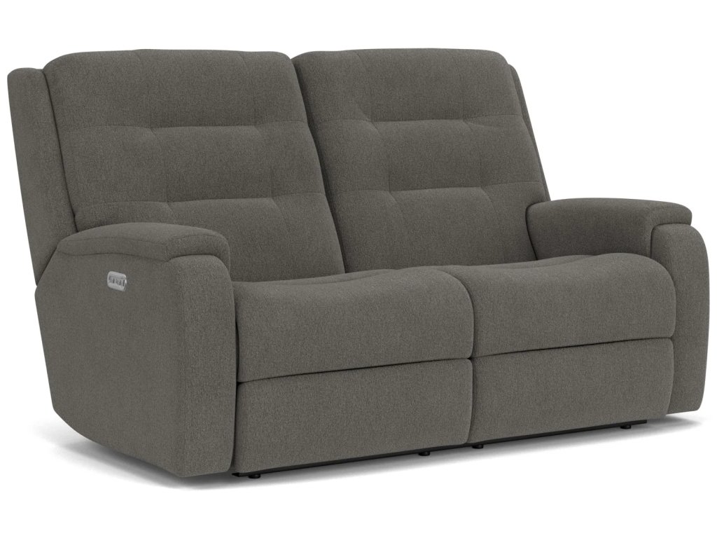 Arlo Fabric Power Reclining Loveseat with Power Headrests - main image