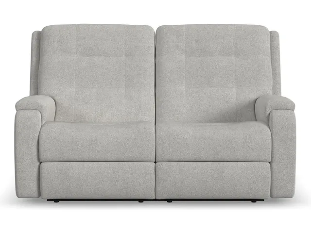 Arlo Fabric Power Reclining Loveseat with Power Headrests - Alternative View
