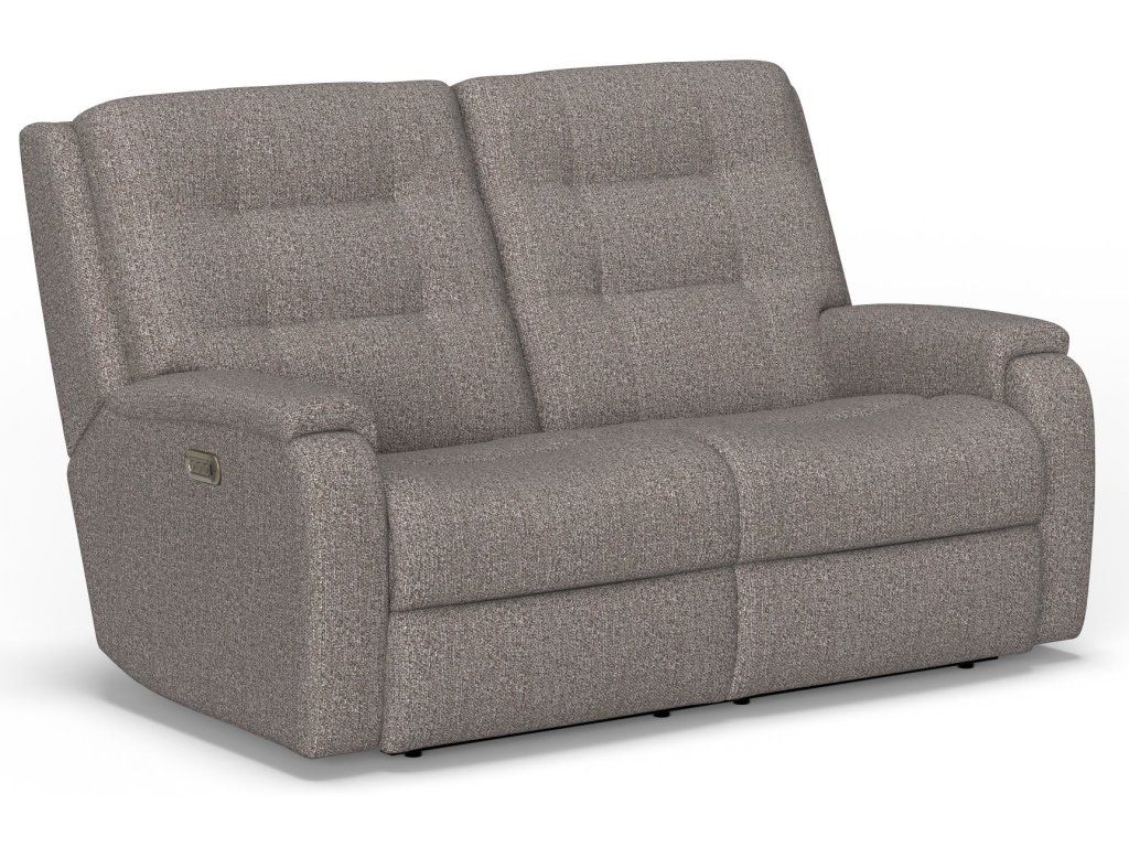 Arlo Fabric Power Reclining Loveseat with Power Headrests & Lumbar - main image