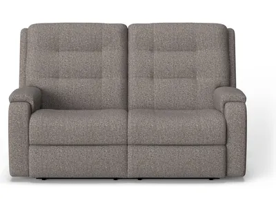 Arlo Fabric Power Reclining Loveseat with Power Headrests & Lumbar - Alternative View
