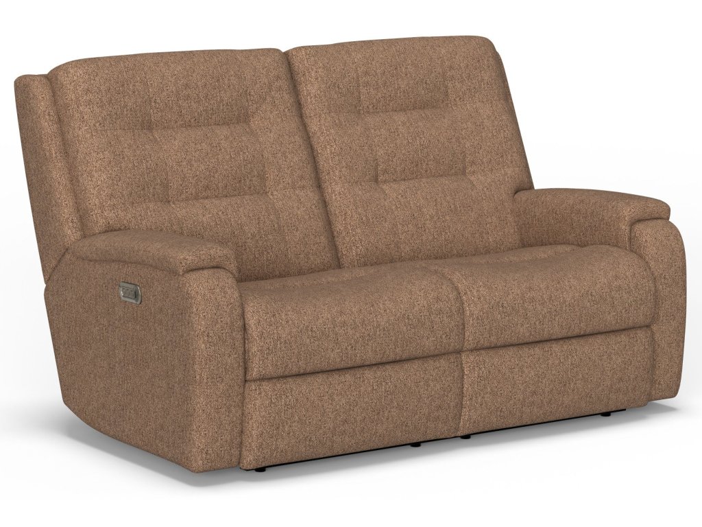 Arlo Fabric Power Reclining Loveseat with Power Headrests & Lumbar - image 3