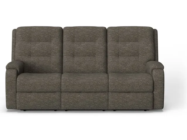 Arlo Fabric Power Reclining Sofa with Power Headrests & Lumbar