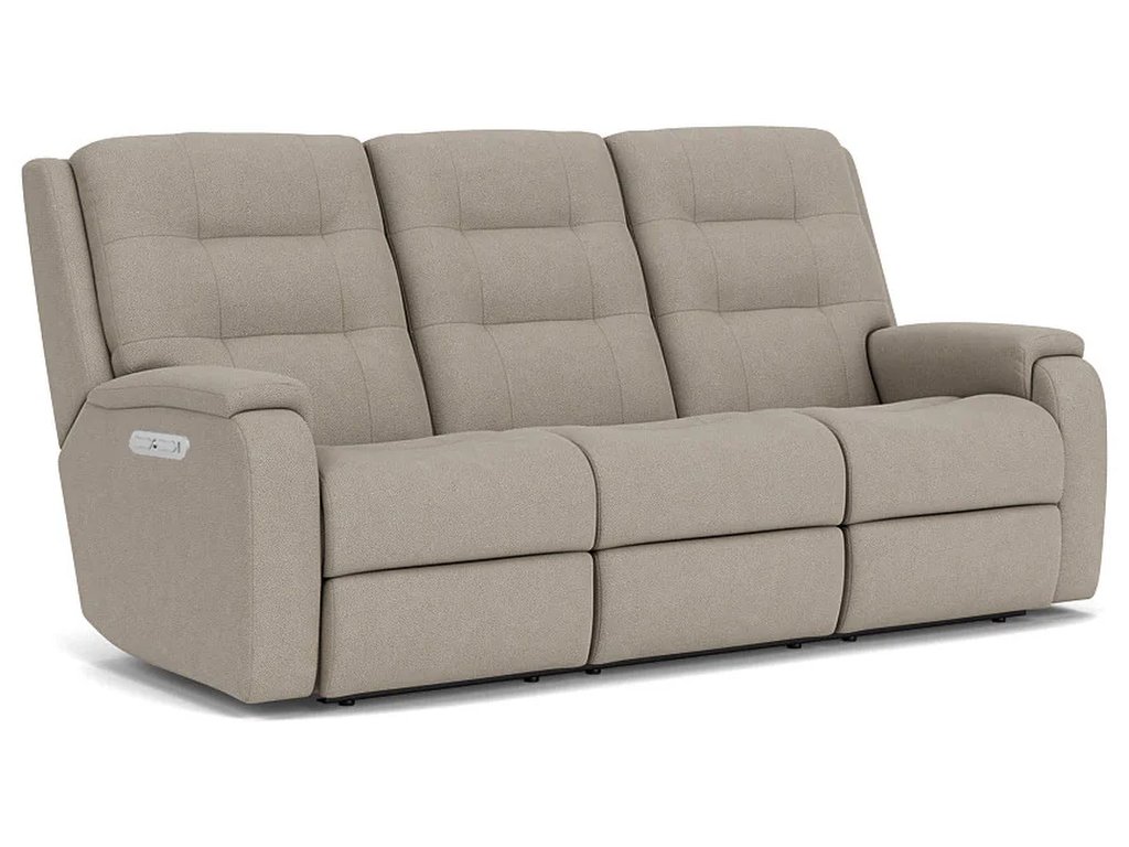 Arlo Fabric Power Reclining Sofa with Power Headrests & Lumbar - image 3