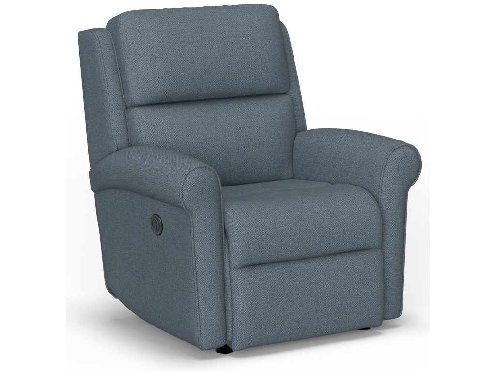 Belle Fabric Power Rocking Recliner - main image