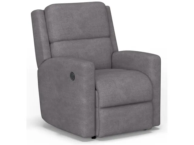 Chip Fabric Power Rocking Recliner