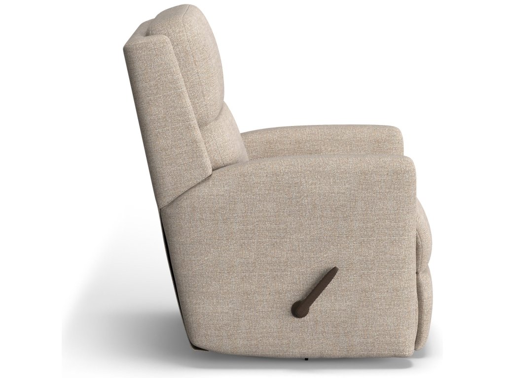Chip Fabric Swivel Gliding Recliner - image 2